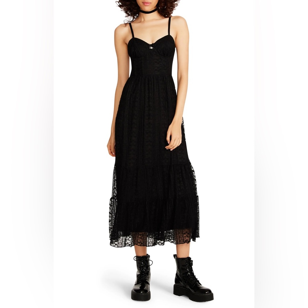 Betsey Johnson Ava Corset Maxi Dress size 10